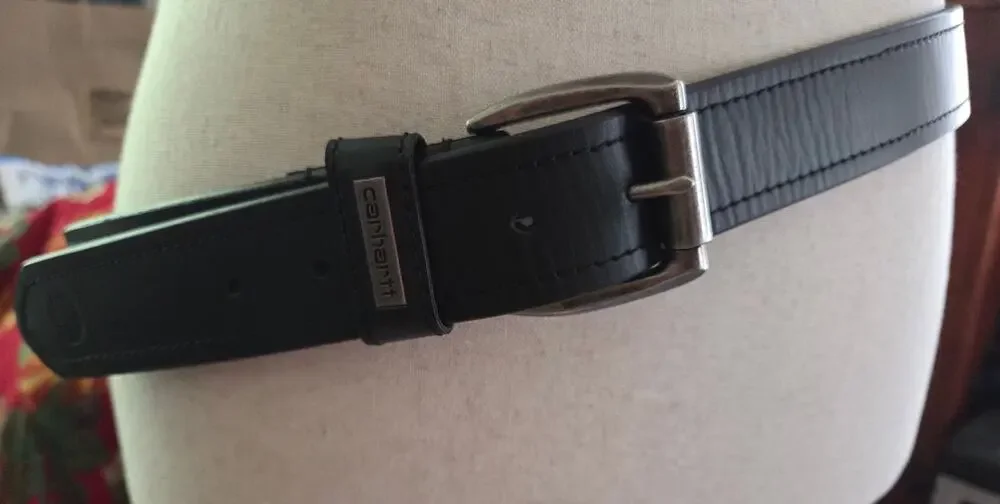 Carhartt Full Grain Leather NWOT Size 42 Buckle Belt Work